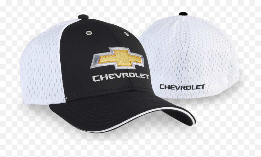 Chevrolet Bowtie With Chevrolet On Back - Blackwhite Cap Chevrolet Cap Emoji,White Hat Png