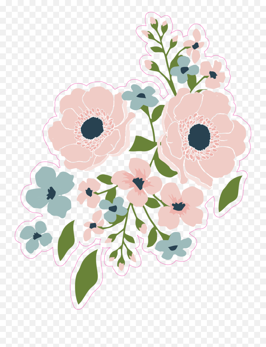 Pin - Print Then Cut Flowers Svg Emoji,Wedding Flowers Clipart