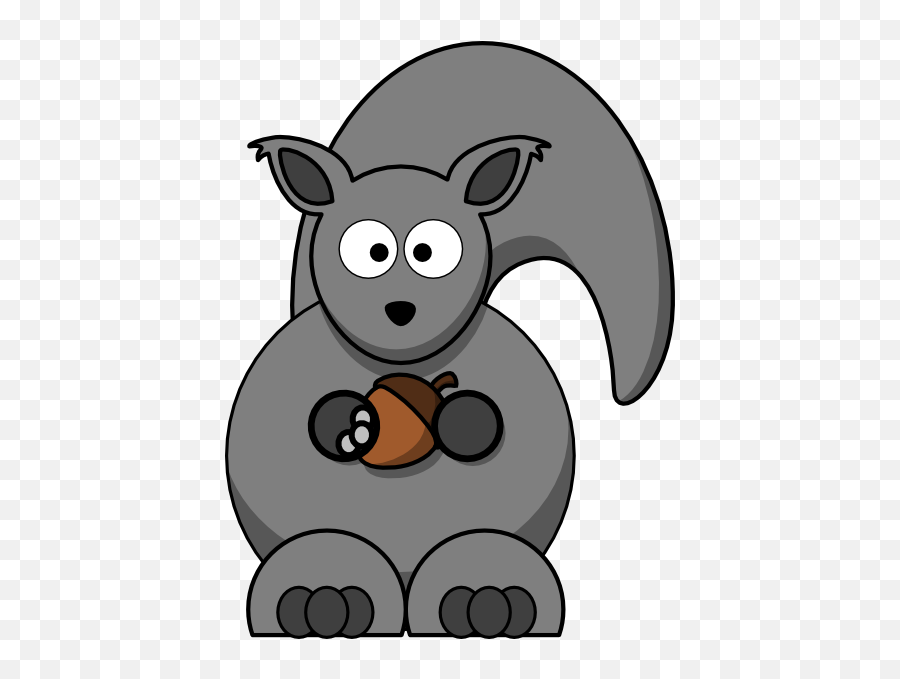 Set Use Grey Squirrel Clipart Emoji,Squirrel Clipart Png