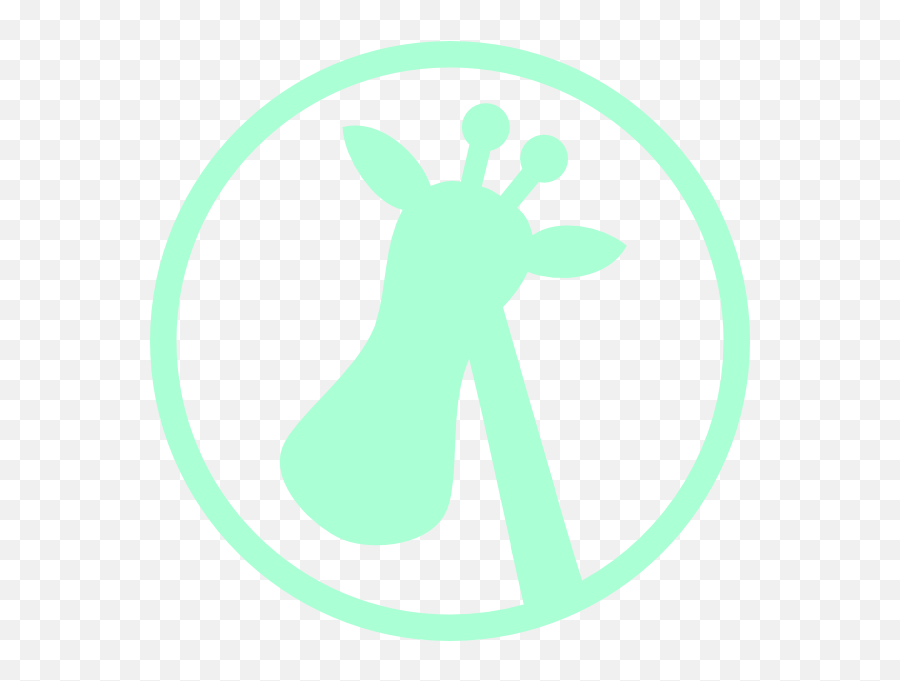 Giraffe Logo Clip Art At Clkercom - Vector Clip Art Online Emoji,Giraffe Logo