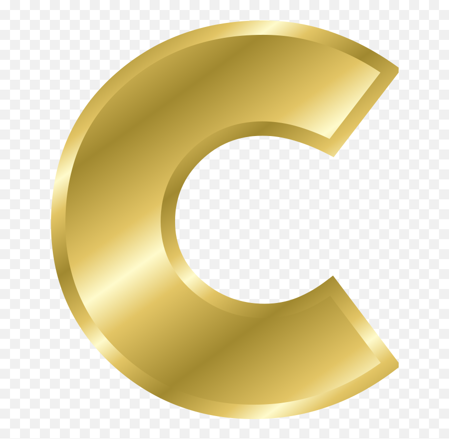 Free Clipart Effect Letters Alphabet Gold Chrisdesign - Transparent Gold Letter C Emoji,Abc Clipart
