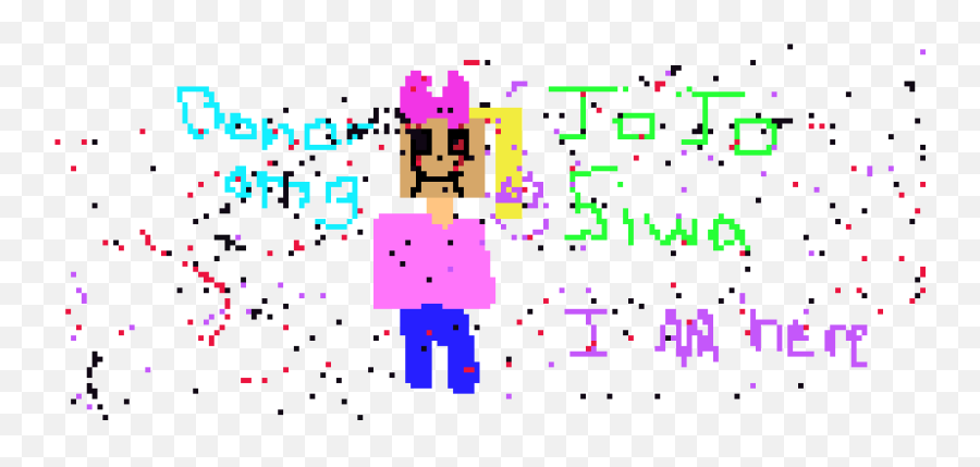 Jojo Siwa Pixel Art Maker - Dot Emoji,Jojo Siwa Png