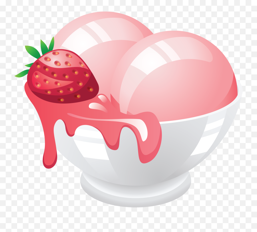 Clipart Png Ice Cream Clipart Png Ice - Strawberry Ice Cream Bowl Clipart Emoji,Ice Cream Clipart