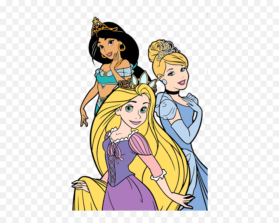Disney Princess Jasmine Rapunzel - Clip Art Library Emoji,Disney Princesses Clipart