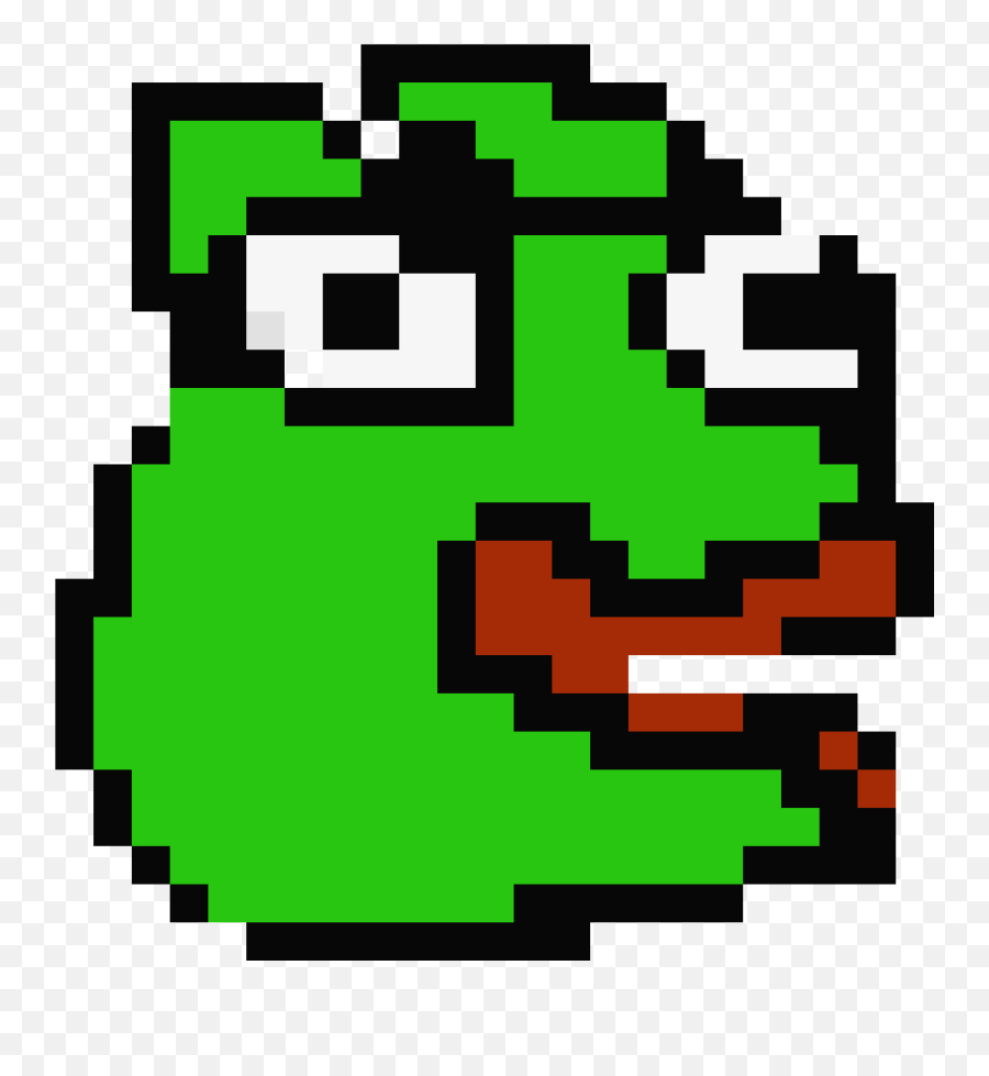 Pepega - Pixel Art Emoji,Pepega Png