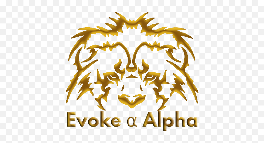 Evoke Alpha - Lion Tattoo Designs Crown Simple Emoji,Alpha Logo