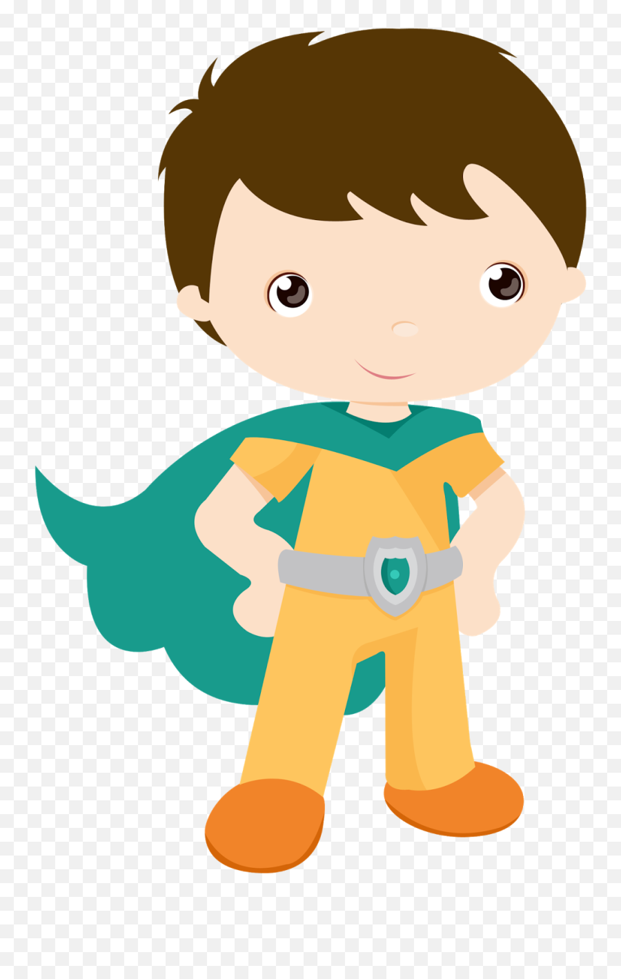 Kids Dressed As Superheroes Clipart - Superhero Kids Vector Png Emoji,Getting Dressed Clipart