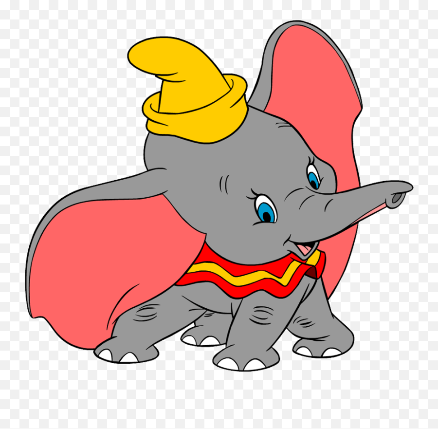 Disney Clipart Free Download Free - Cartoon Dumbo Emoji,Disney Clipart