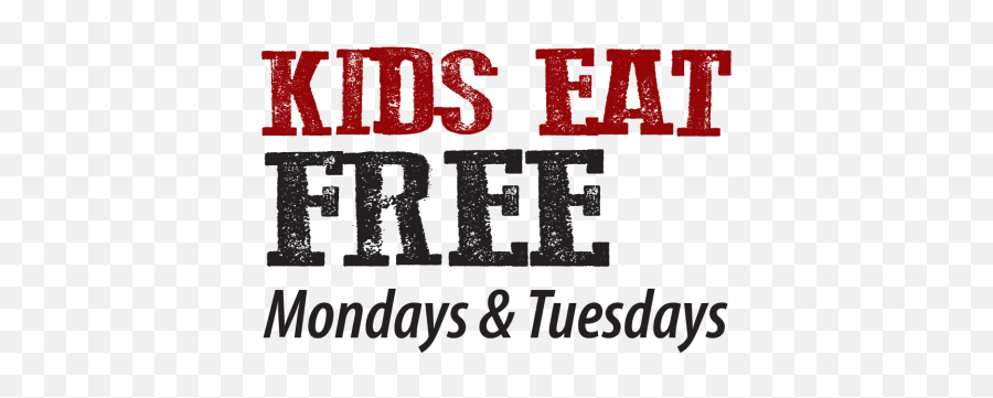 Kids Eat Free Mondays And Tuesdays Kids Eat Free Tuesday Png Emoji,Tuesday Clipart