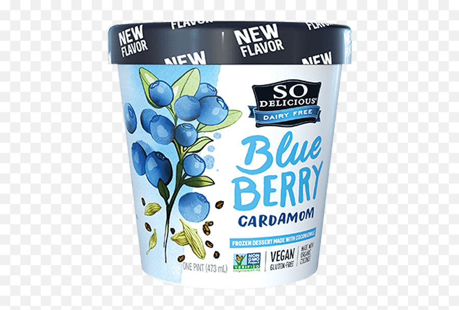 Blueberry Png - Blueberry Cardamom So Delicious 5106900 So Delicious Bananas Foster Ice Cream Emoji,Blueberry Png