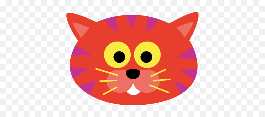Whiskers Clipart Cat Mask - Cat Mask Clipart Emoji,Clipart - Cat
