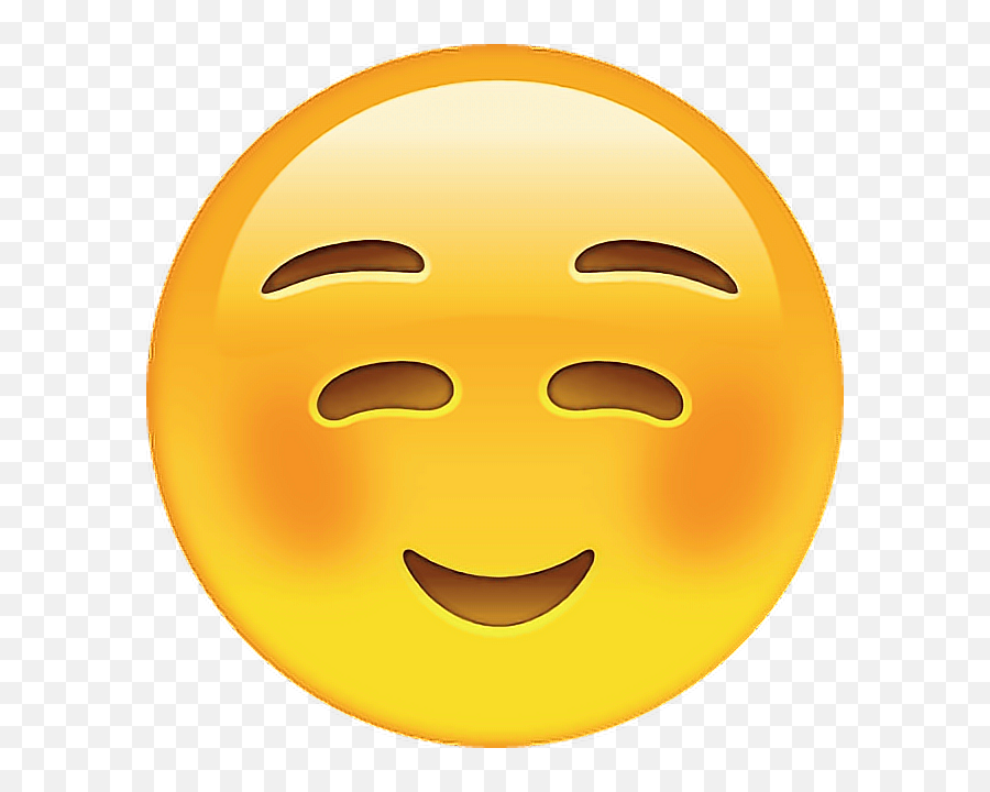 Cool Emoji Emoji - Blushy Face Emoji,Emoji Transparent