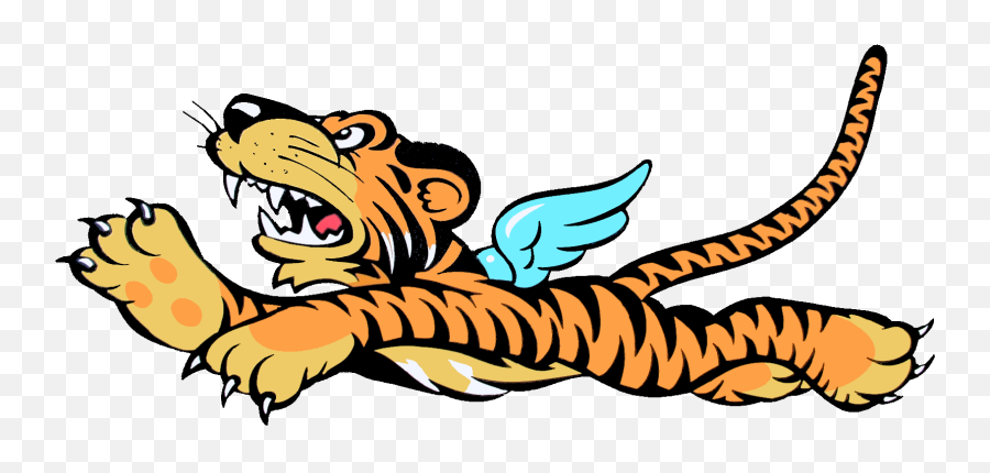 Squadron 6 Flying Tigers Logo Png - Tigers Flying Emoji,Tiger Logo