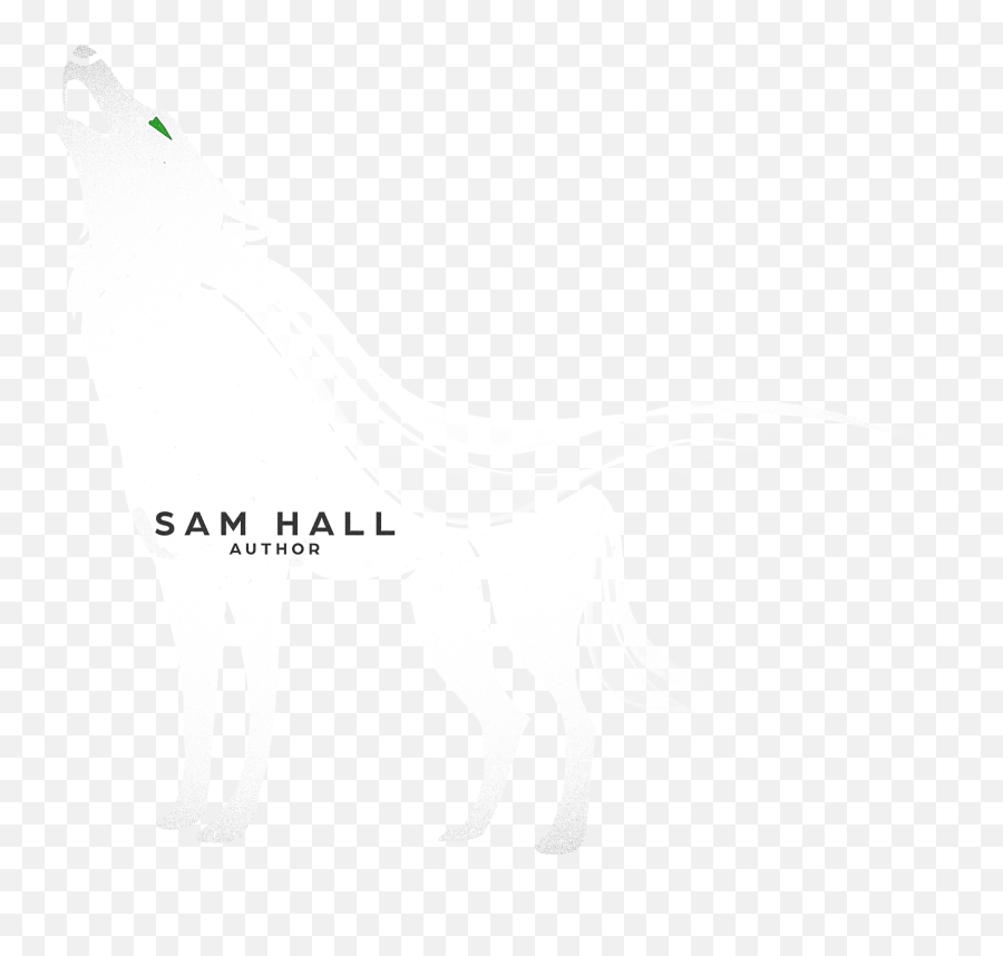 Sam Hall - Wolf Emoji,Author Logo