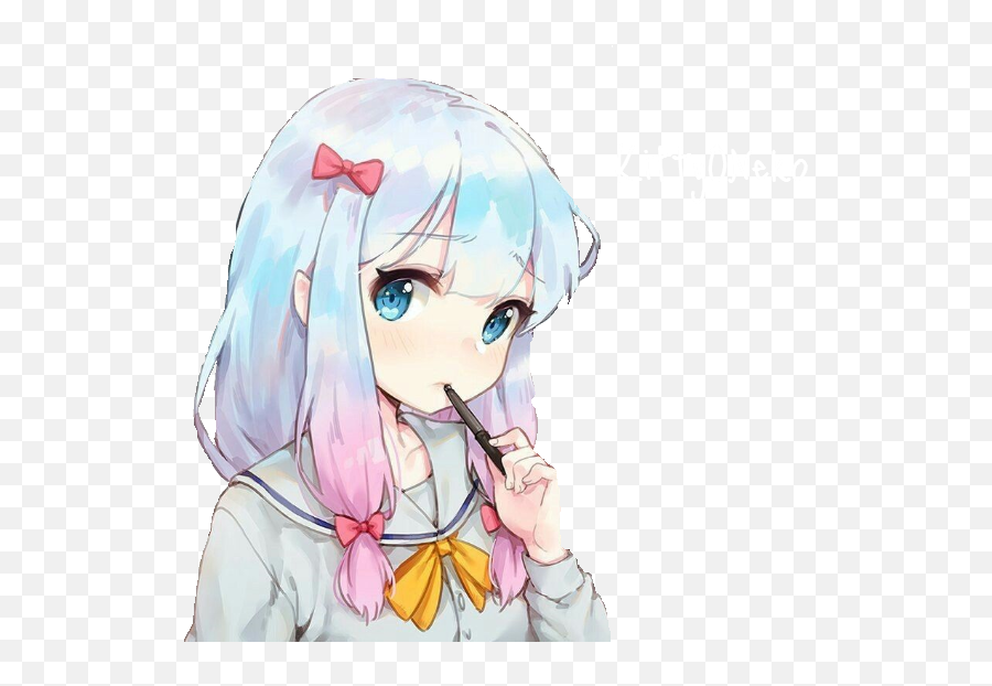 Anime Zoom Png Transparent Png Image - Anime Girl Emoji,Anime Zoom Png