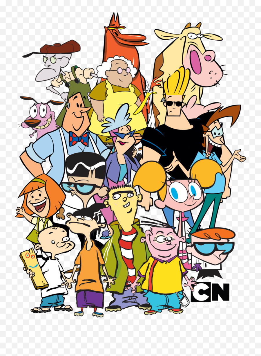Cartoon Network Character Collage U2013 Dragqueenmerch Emoji,Old Cartoon Network Logo