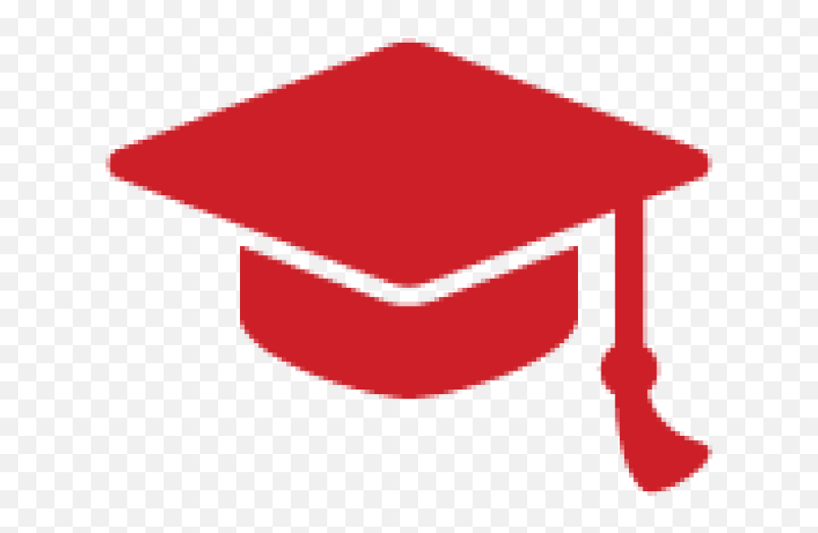 Graduation Hat Icon Vector Png - Graduation Hat Png Red Emoji,Graduation Cap Clipart