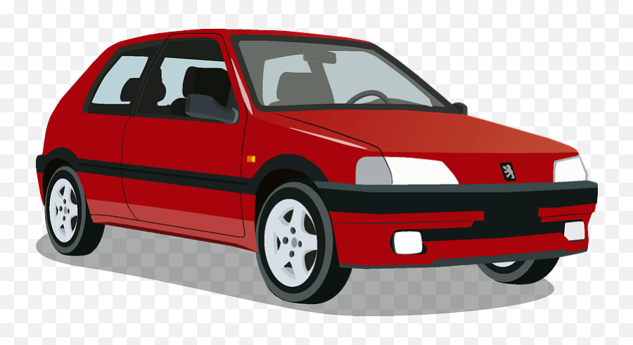 Peugeot 106 Clipart Free Download Transparent Png Creazilla Emoji,Hot Wheels Clipart