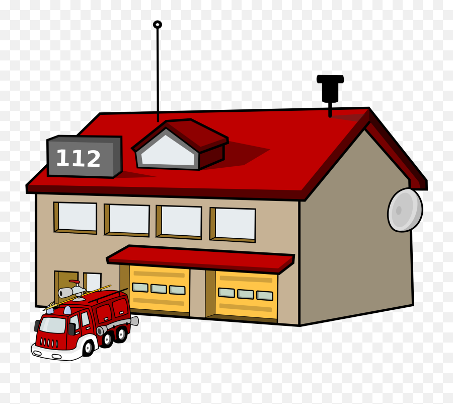 Clipart Of Fire Station Free Image Download Emoji,Fired Clipart
