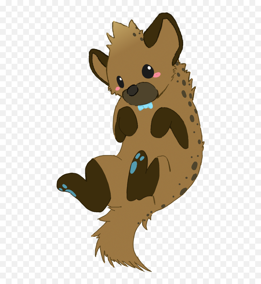 Download Hd Cute Hyena - Cartoon Transparent Png Image Emoji,Hyena Clipart