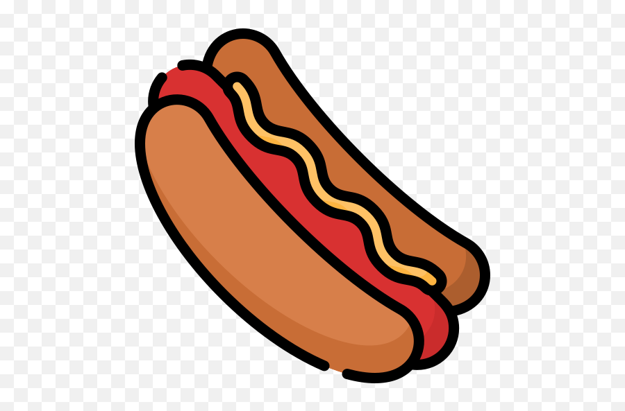Hot Dog - Free Food And Restaurant Icons Dodger Dog Emoji,Hot Dog Png