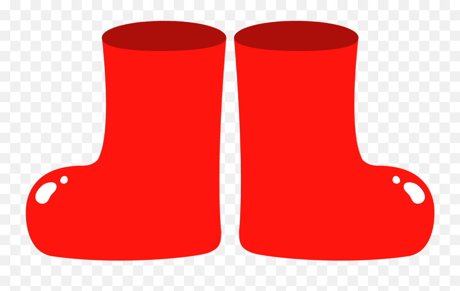 Rubber Boots Clipart - Transparent Red Boots Clipart Emoji,Boots Clipart