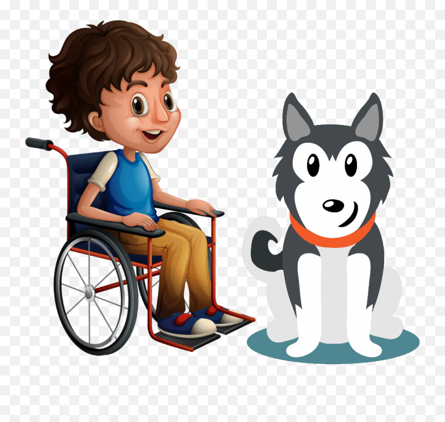 Can Huskies Be Service Dogs - Boy Emoji,Husky Clipart