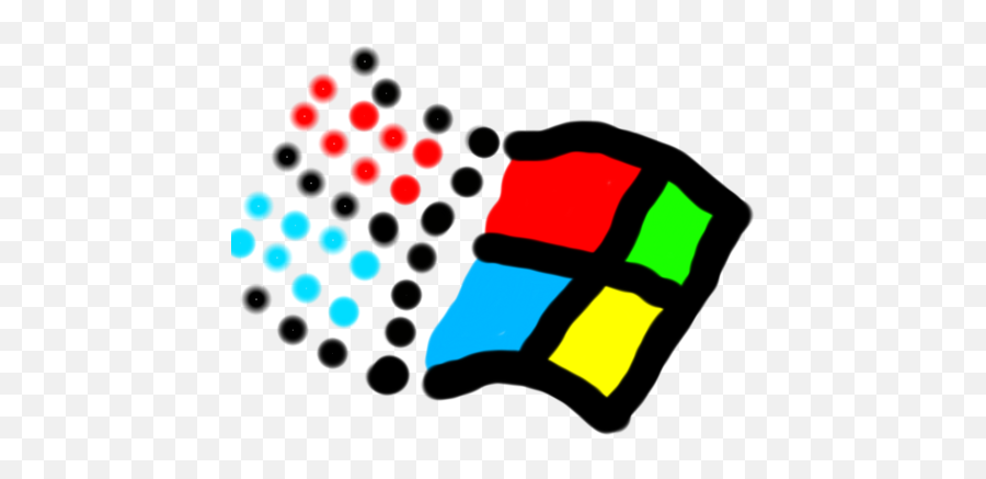 Layer - Vertical Emoji,Windows 95 Logo