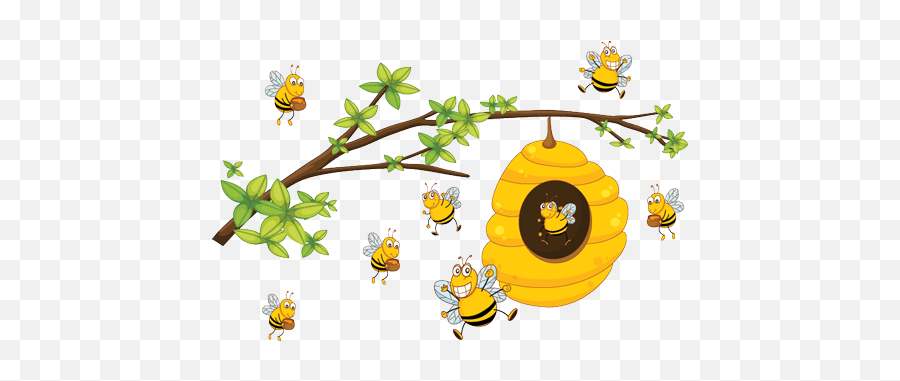 Animated Beehive Png Transparent - Clipart Png Beehive Clipart Emoji,Beehive Clipart