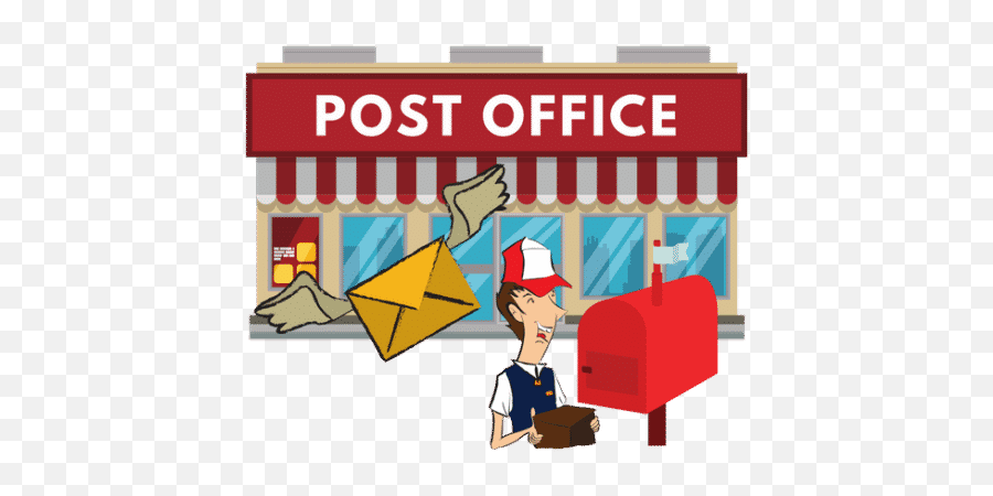 Building - Post Office Clipart Png Emoji,Post Office Clipart