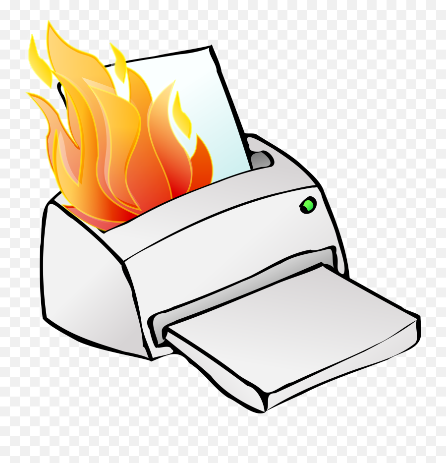 Patch Tuesday July 2016 News Hot Off The Printer - Make It Printer On Fire Clipart Emoji,Tuesday Clipart