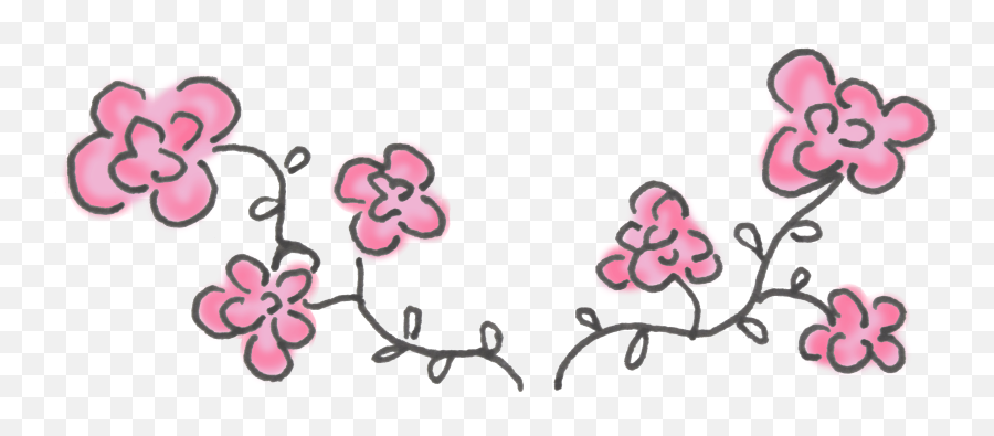 Flower Doodle Png - Floral Emoji,Doodle Png