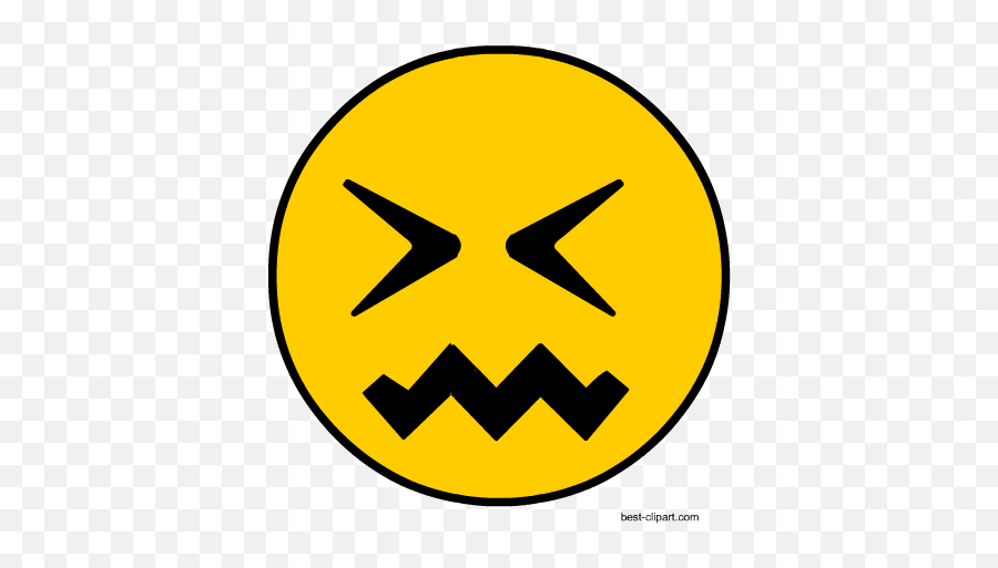 Hd Confounded Face Free Emoji Clip Art - Emoji,Free Emoji Clipart