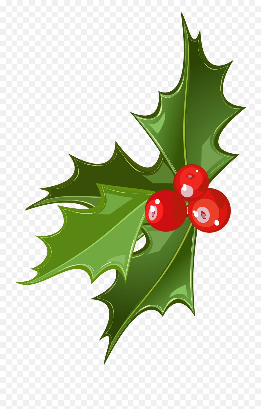 Holly Clipart Transparent Background - Clipart Mistletoe Emoji,Holly Clipart