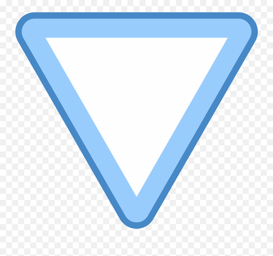 The Icon Is An Upside Down Equilateral - Vertical Emoji,Equilateral Triangle Png