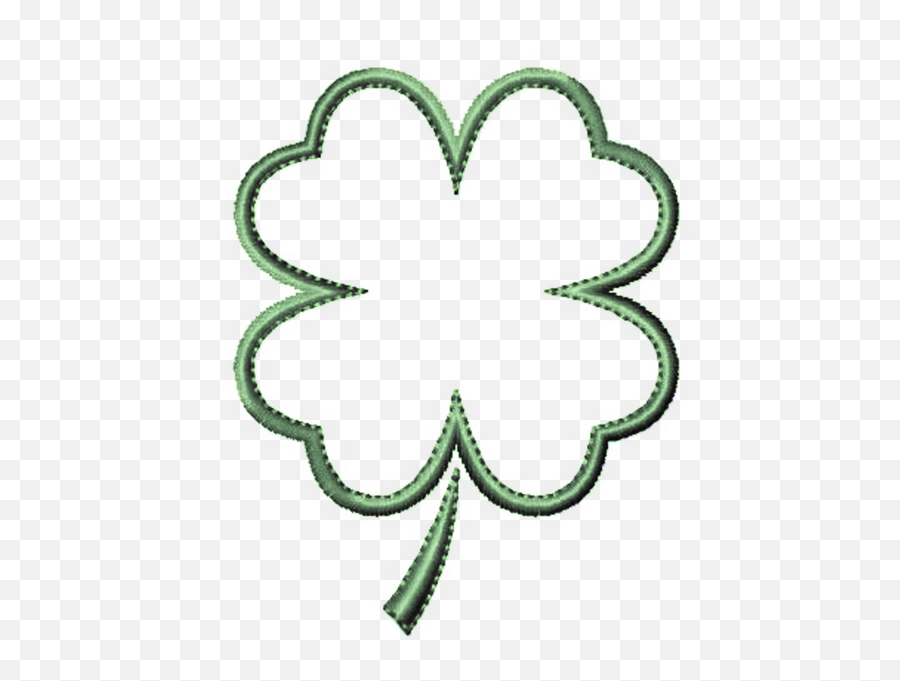 4 Leaf Clover Clipart Of Shamrocks And - Decorative Emoji,Clover Clipart