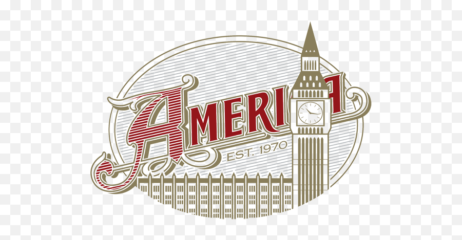 America Official Website Featuring Gerry Beckley And Dewey Emoji,Made In America Logo