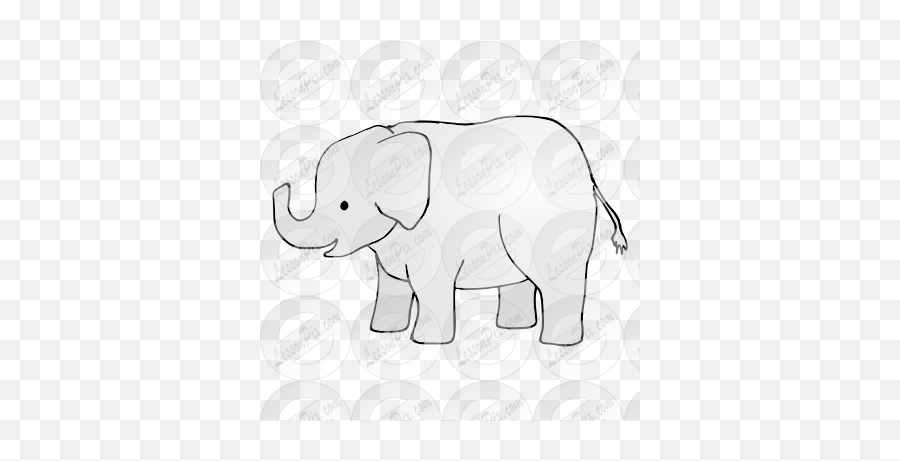 Elephant Picture For Classroom - Big Emoji,Elephant Clipart