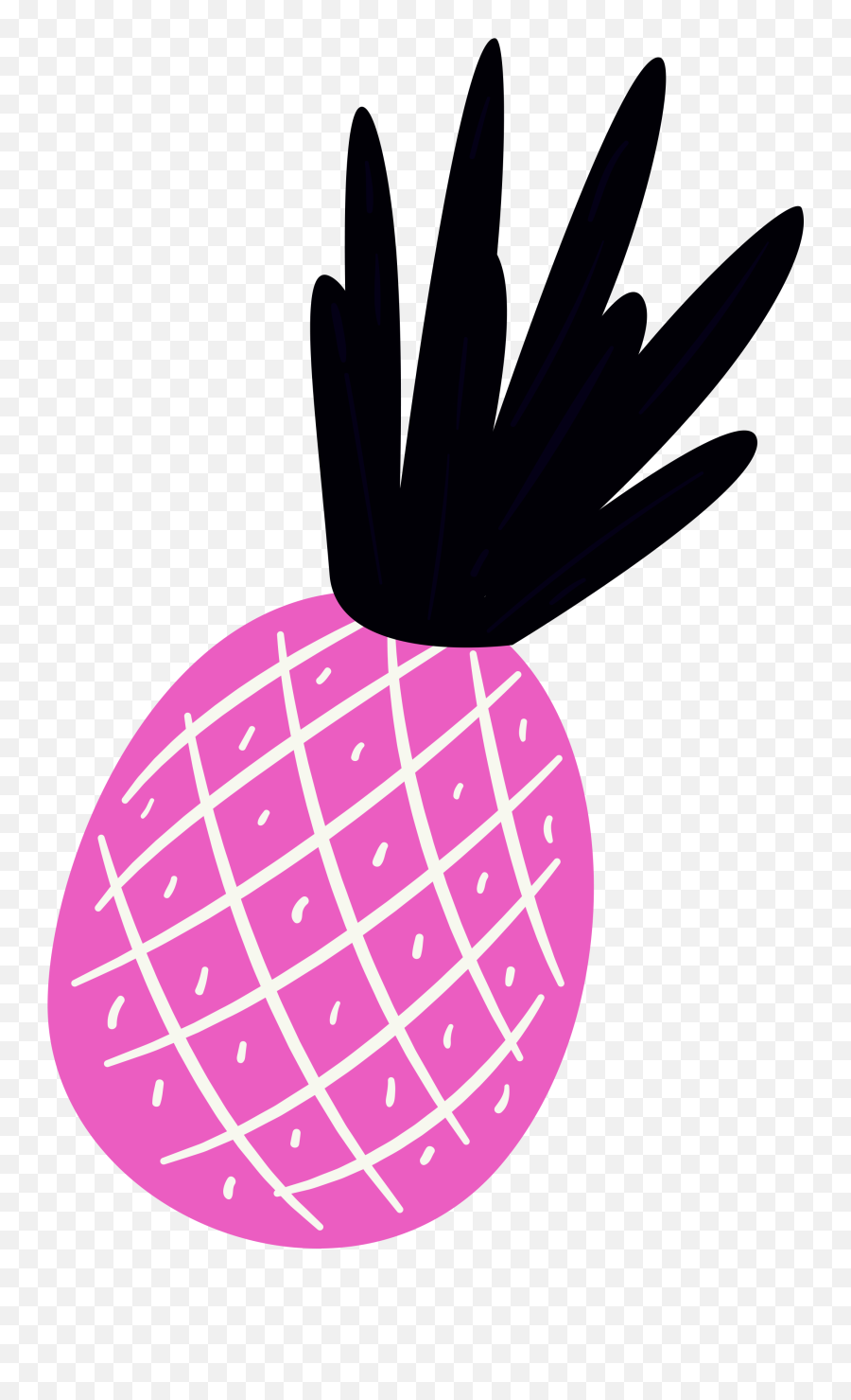 Pink Pineapple Png - Fun Clipart Emoji,Summer Clipart