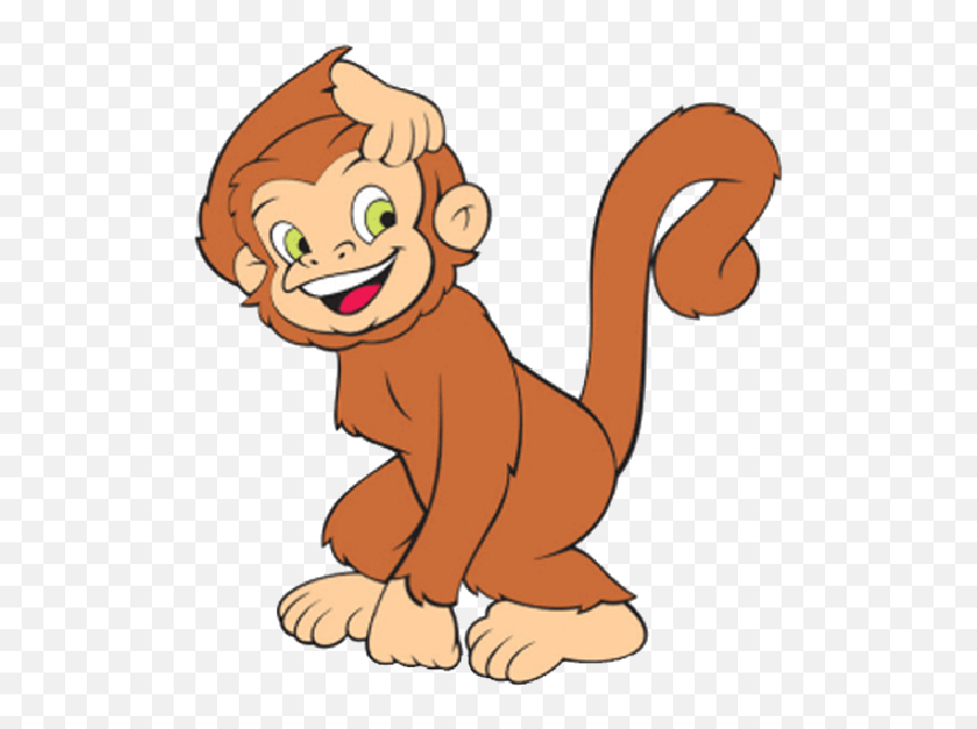 Monkey Png Cartoon Monkeys Page 1 Clipart - Monkey Clipart Monkey Clipart Png Emoji,Monkey Png