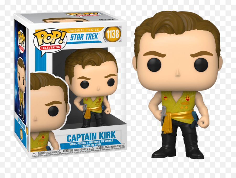 Star Trek The Original Series - Mirror Captain Kirk Pop Vinyl Emoji,Starship Enterprise Png