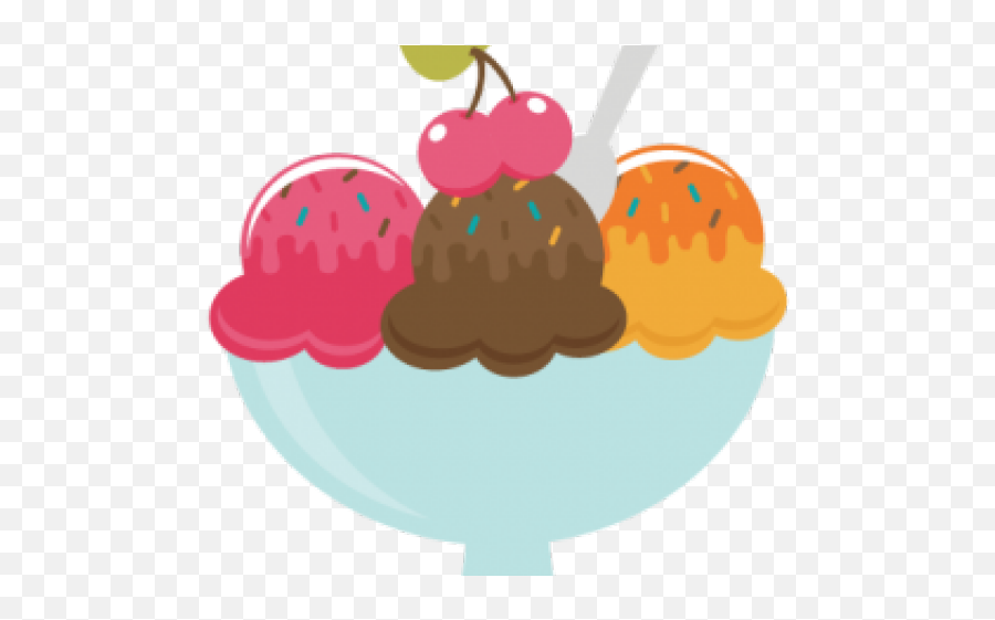 Download Ice Cream Clipart Bowl - Transparent Background Ice Cream Sundae Clipart Emoji,Ice Cream Clipart