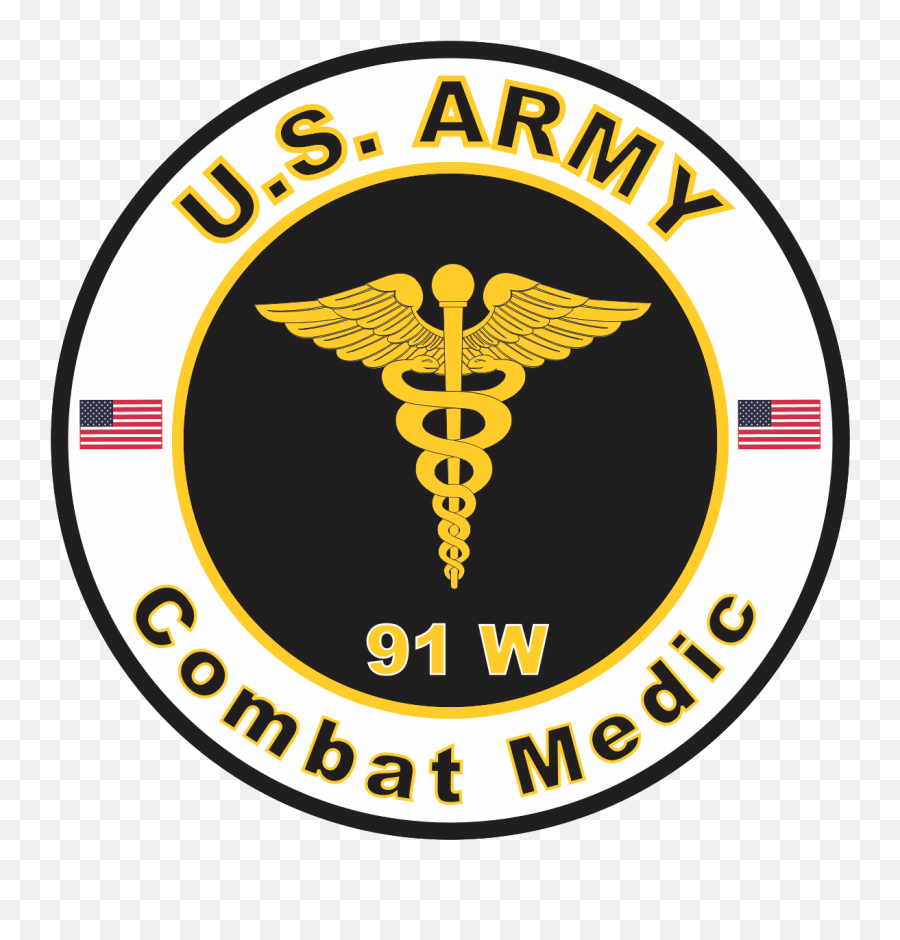 Us Army Mos 91w Decal Combat Medic - Language Emoji,Us Army Logo