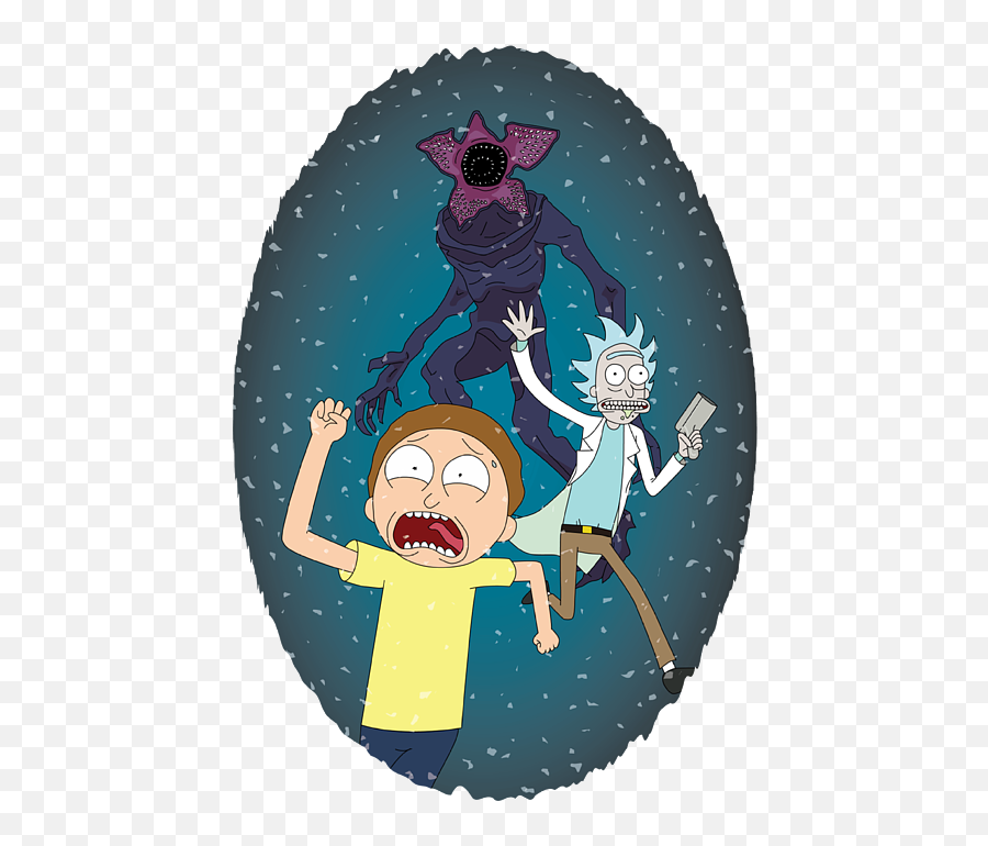 Rick And Morty Duvet Cover For Sale By Dave Rjones Emoji,Rick And Morty Transparent Background