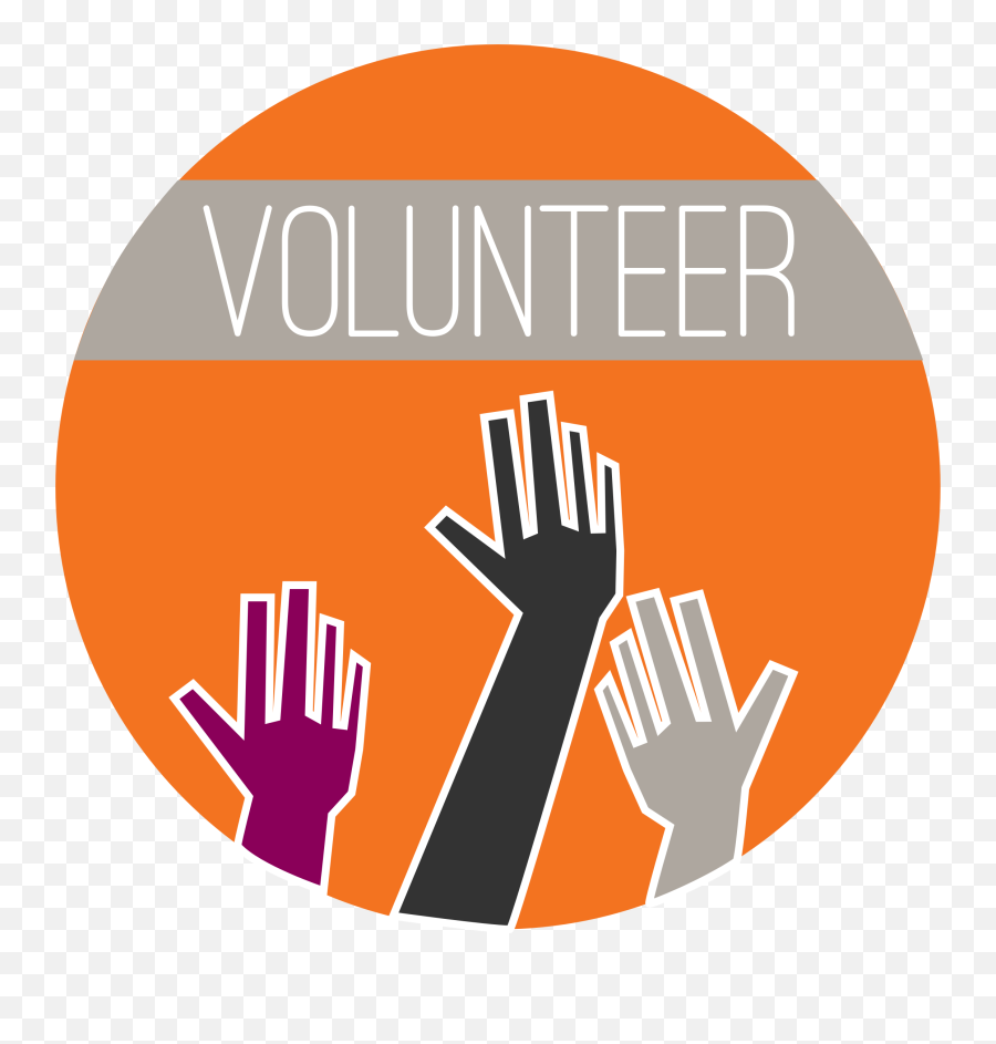 Volunteering Round Logo - Volunteer Management Clipart Emoji,Round Logo
