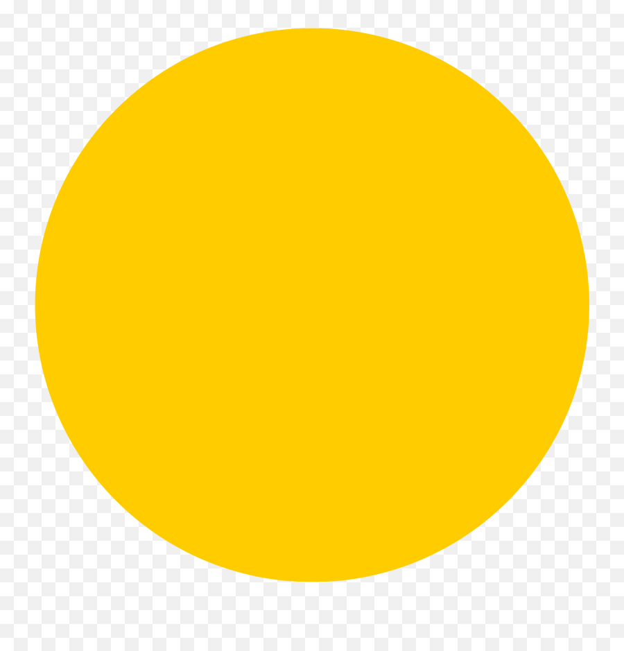 Yellow Circle - Yellow Circle Emoji,Circle Transparent Background