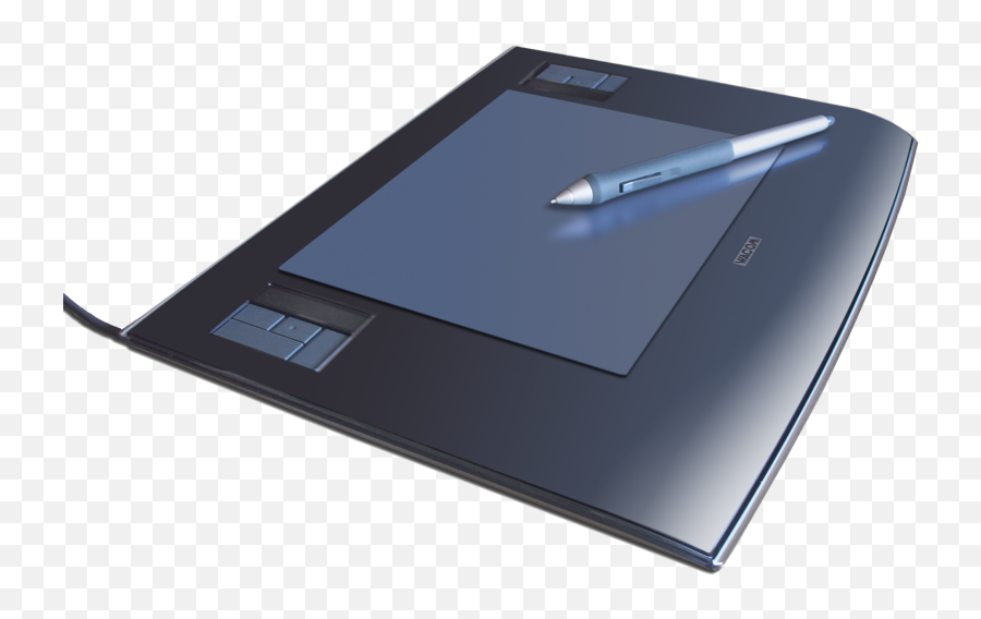 Wacom Graphics Tablet And Pen - Input Devices Graphic Tablet Emoji,Pen Png