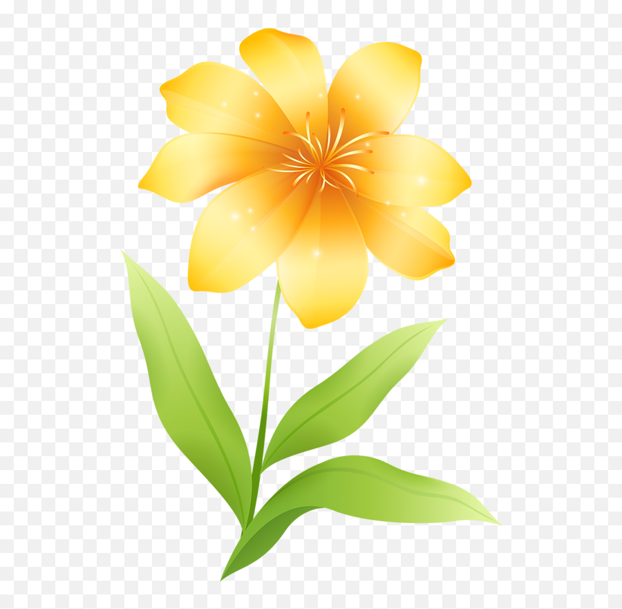 Library Of Png Flower Clipart Transparent Stock Png Files - Yellow Flowers Clipart Emoji,Flower Clipart