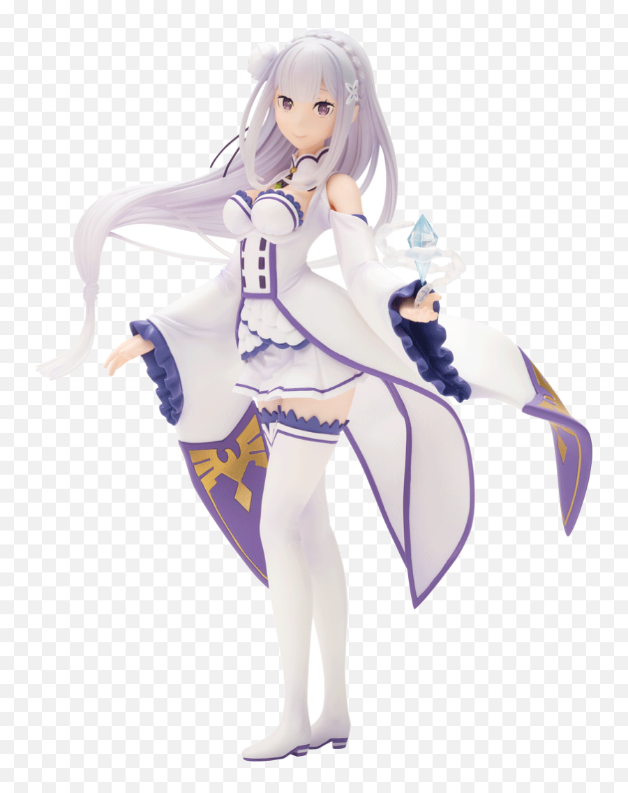 Emilia Story Is To Be Continued Ichibansho Figure - Re Zero Emilia Figure Emoji,To Be Continued Png