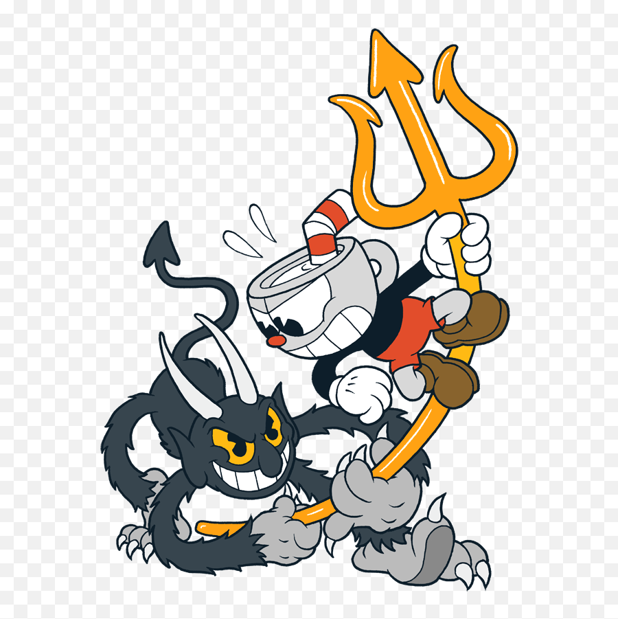 Dont Deal With The Devil - Cuphead Official Art Emoji,Cuphead Logo